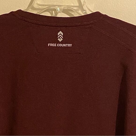 Free Country Men's Long Sleeve Top Maroon Large Ultimate Comfort Knit Size 2XL - Picture 5 of 11